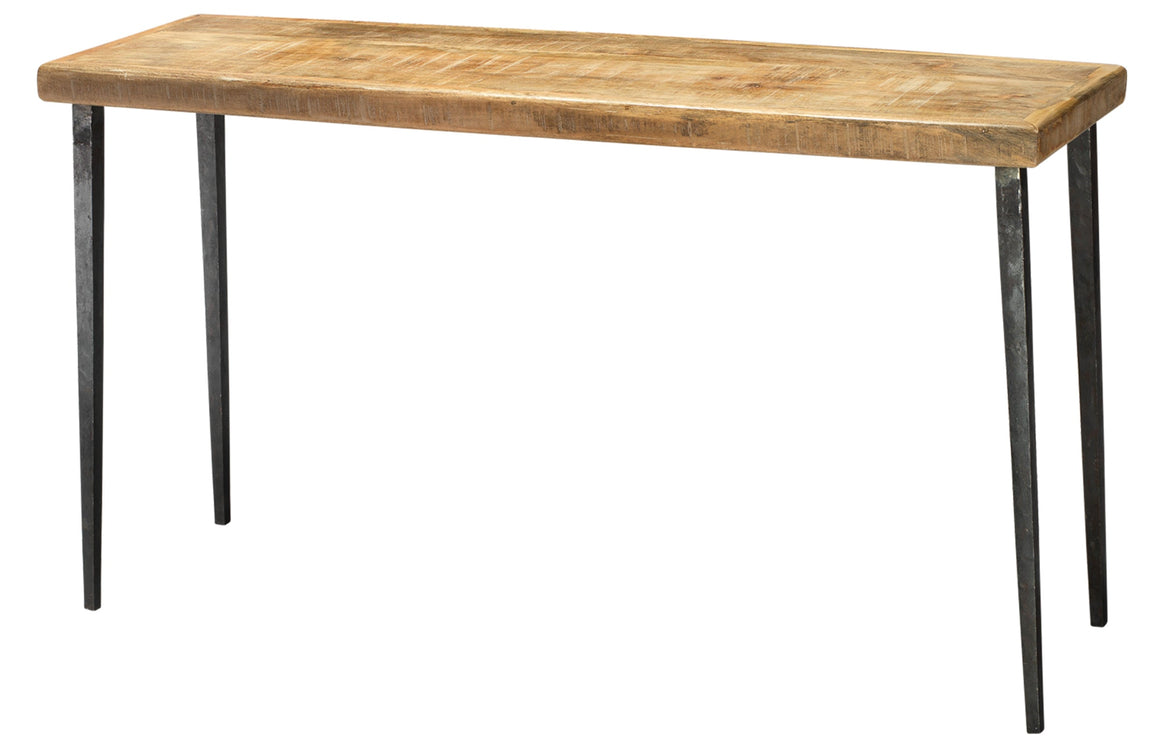 Farmhouse Wood Console Table, Natural