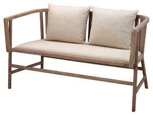Grayson Wood Settee