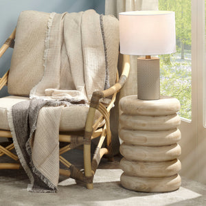 Mojave Wood Side Table