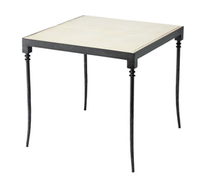Nevado Leather Side Table
