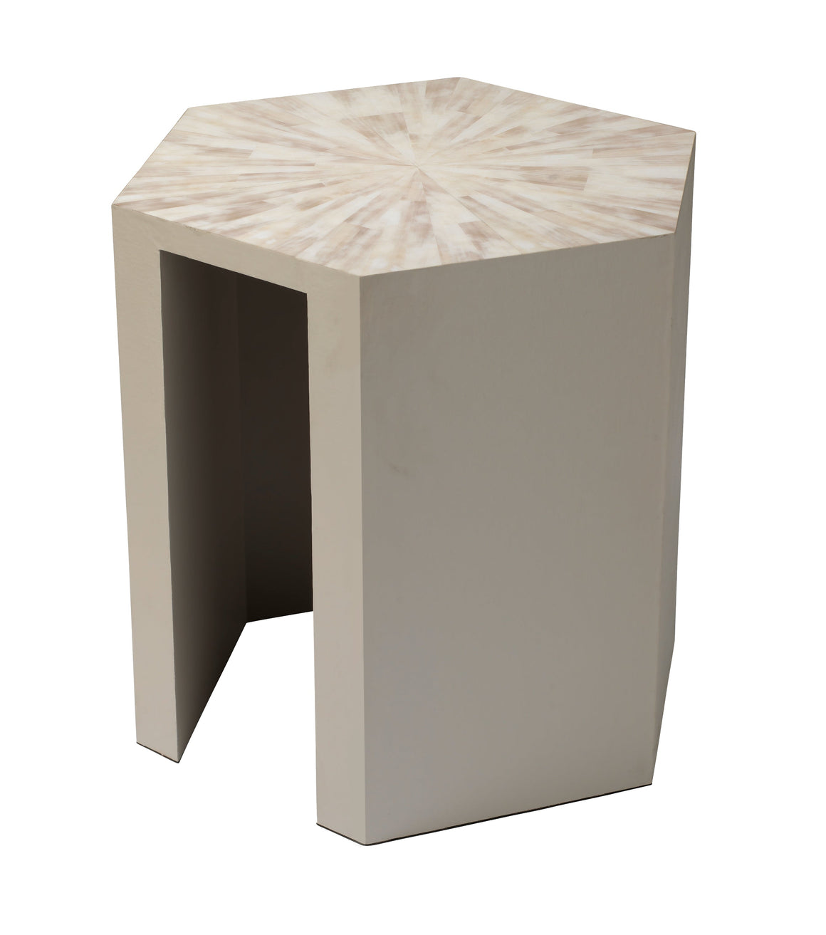 Radiant Side Table, Cream