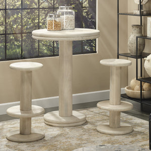 Rye Mango Wood Barstool