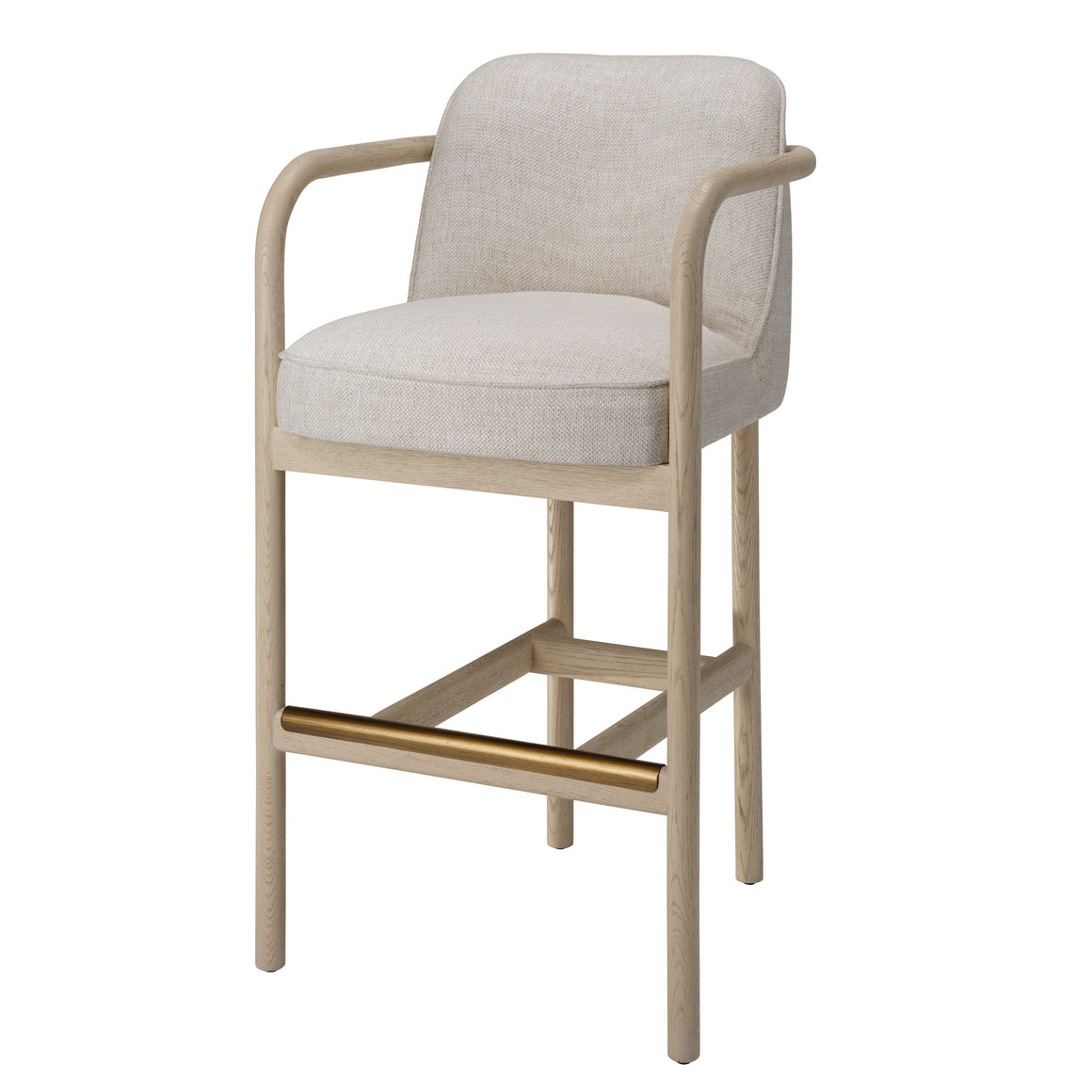 Tether Bar Stool, Pale Oak