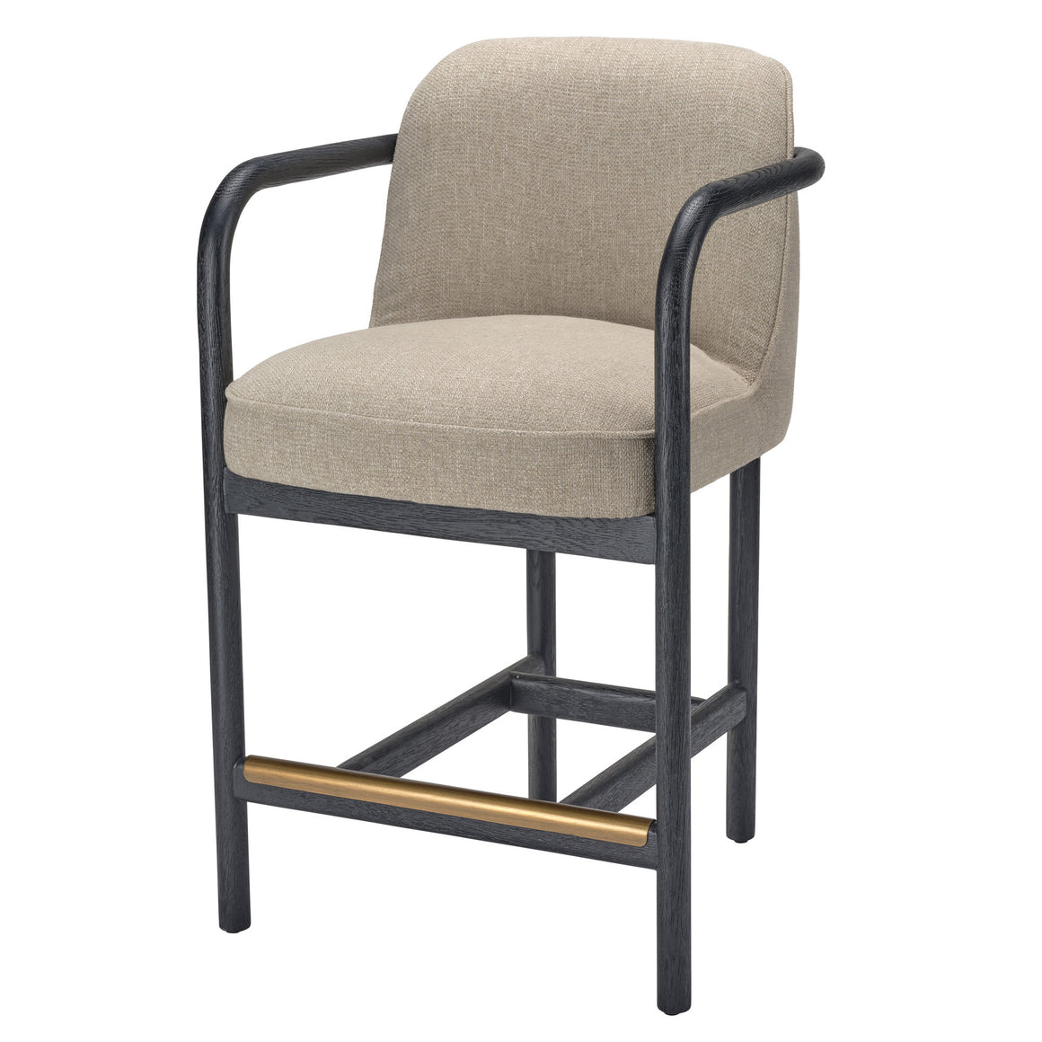 Tether Counter Stool, Ebony Oak