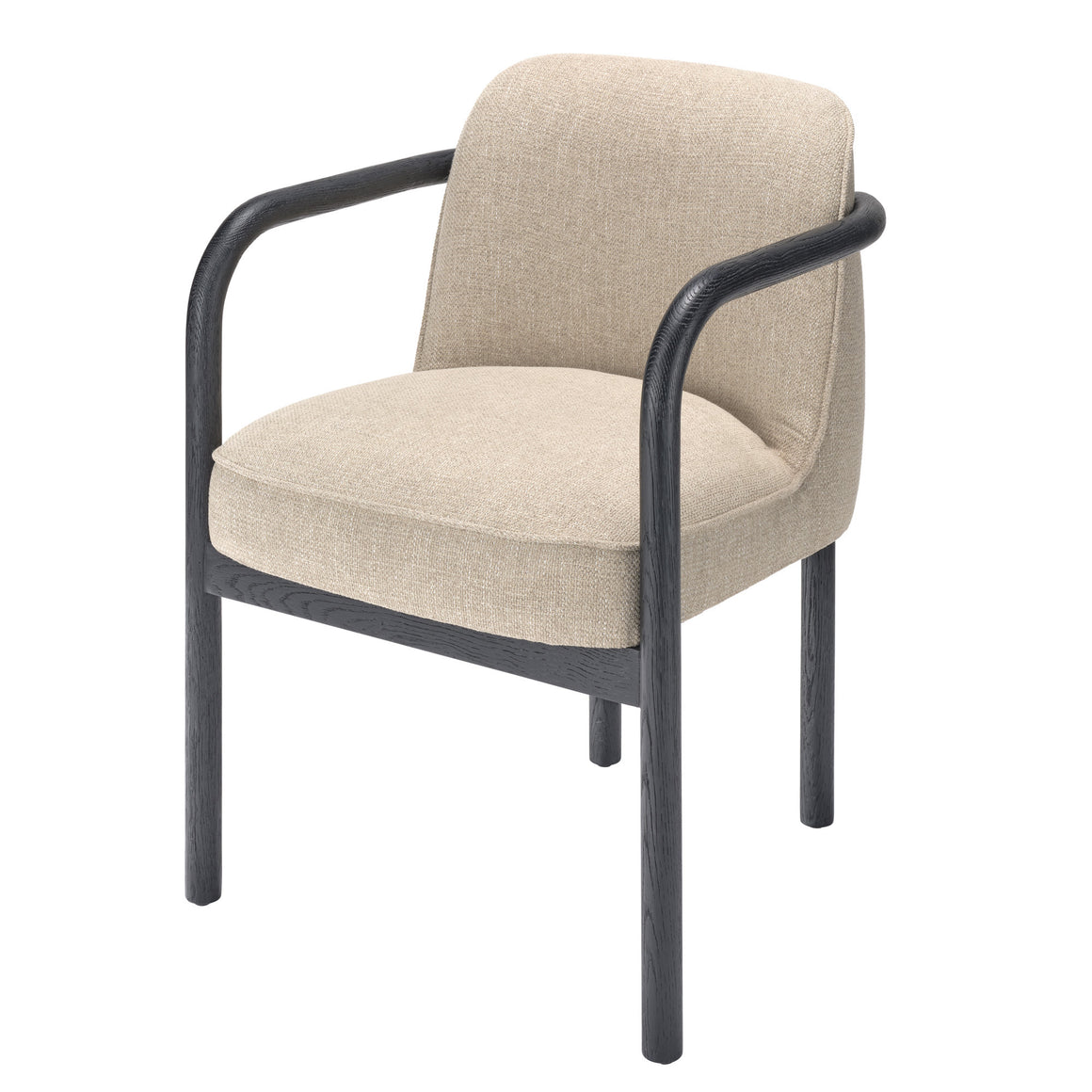 Tether Dining Chair, Ebony Oak