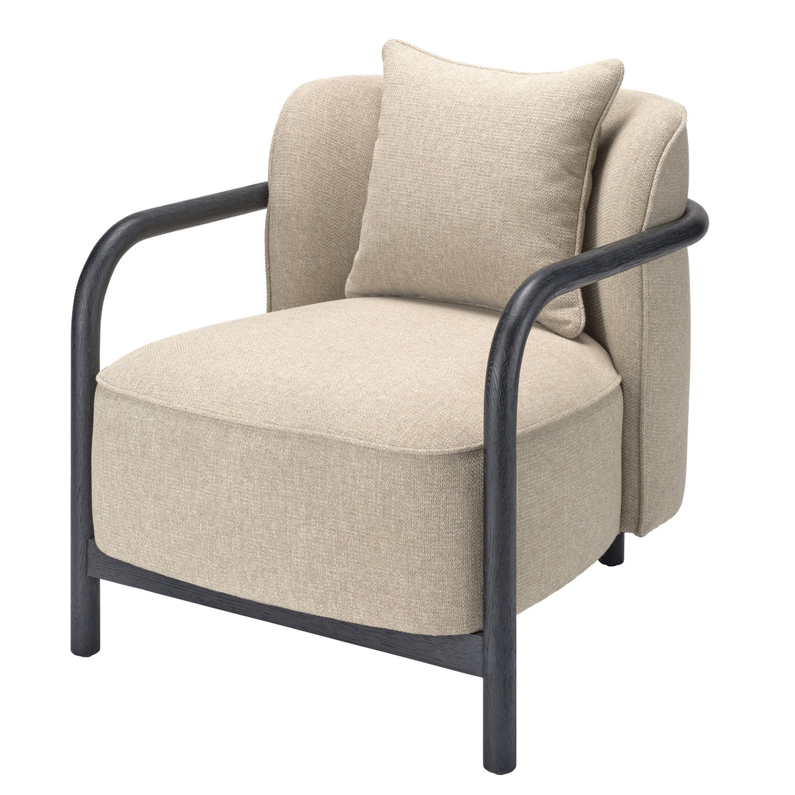 Tether Lounge Chair,Ebony Oak