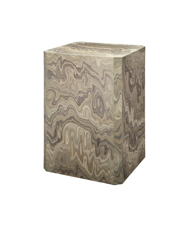 Vale Side Table, Sand Grey Veneer