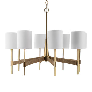 Uttermost Lautoka Rattan 8 Light Chandelier