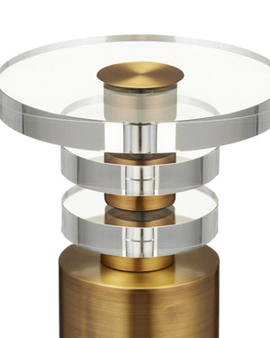 Shani Brass Drinks Table