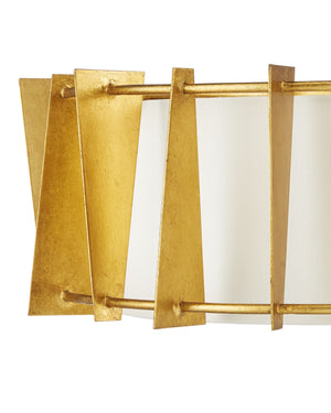 Berwick Gold Semi-Flush Mount