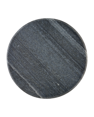 Miles Black Marble Accent Table