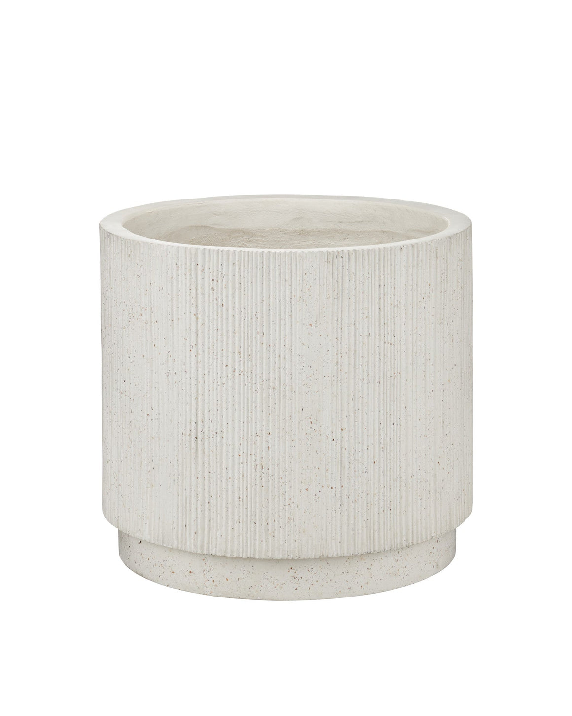 Ridge Medium Ivory Terrazzo Planter