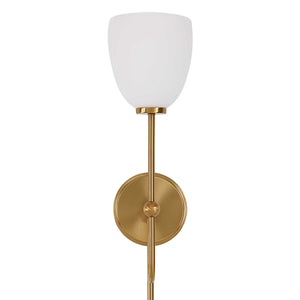 Uttermost Trophy 1 Light Brass Sconce