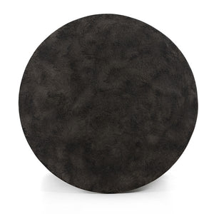 Sante End Table-Raw Black