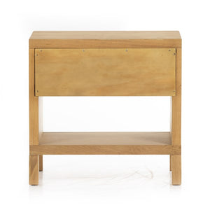 Allegra End Table-Honey Oak Veneer