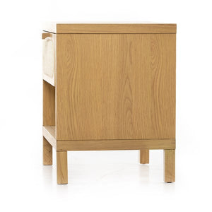Allegra End Table-Honey Oak Veneer