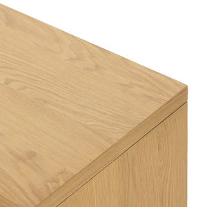 Allegra End Table-Honey Oak Veneer