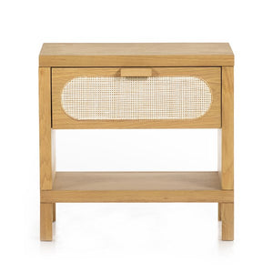 Allegra End Table-Honey Oak Veneer