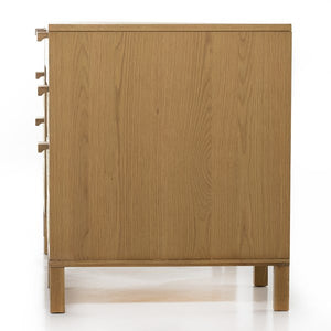 Allegra Executive Desk-Honey Oak Veneer