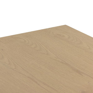 Allegra Executive Desk-Honey Oak Veneer