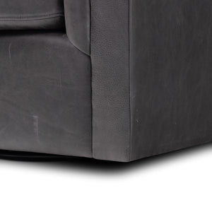 Watson Swivel Chair-Palermo Black