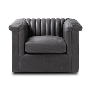 Watson Swivel Chair-Palermo Black