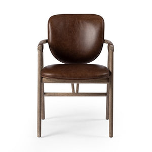 Rowanoke Dining Armchair-Havana Brown