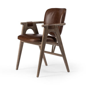 Rowanoke Dining Armchair-Havana Brown