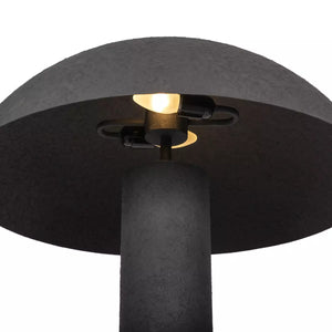 Santorini Floor Lamp - Matte Black Plaster