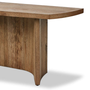 Brinton Console Table-Rustic Oak Veneer