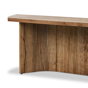 Brinton Console Table-Rustic Oak Veneer