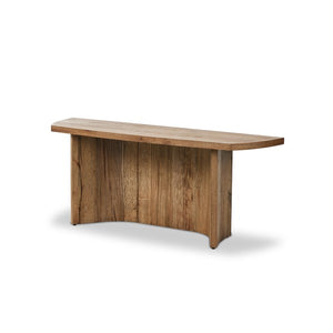 Brinton Console Table-Rustic Oak Veneer