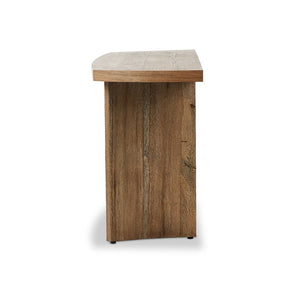 Brinton Console Table-Rustic Oak Veneer