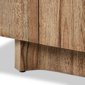 Brinton Media Console-Rustic Oak Veneer