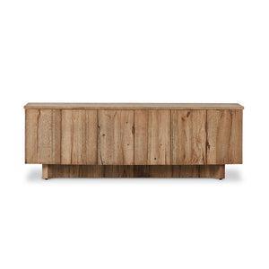 Brinton Media Console-Rustic Oak Veneer