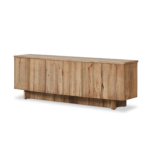 Brinton Media Console-Rustic Oak Veneer