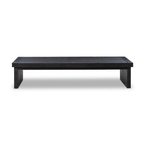 Warby Coffee Table-Worn Black Oak