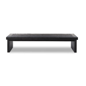 Warby Coffee Table-Worn Black Oak