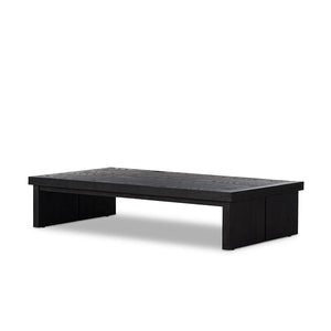 Warby Coffee Table-Worn Black Oak