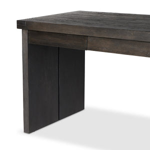 Warby Desk-Worn Black Veneer