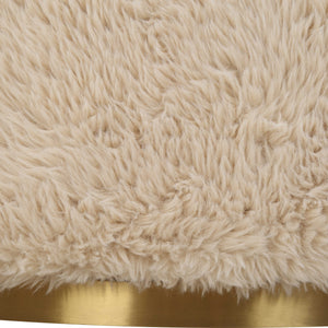 Uttermost Crue Sheepskin Swivel Chair