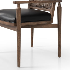 Xavier Dining Armchair-Carson Black