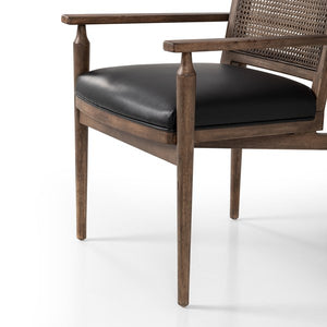 Xavier Dining Armchair-Carson Black