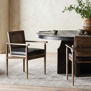 Xavier Dining Armchair-Carson Black