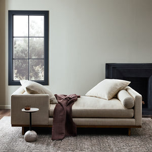 Everly Tete A Tete Chaise-Irving Taupe