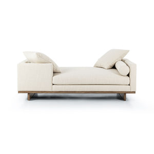 Everly Tete A Tete Chaise-Irving Taupe