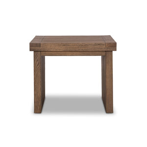 Warby End Table-Worn Oak Veneer