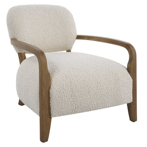 Uttermost Telluride Natural Shearling Accent Chair