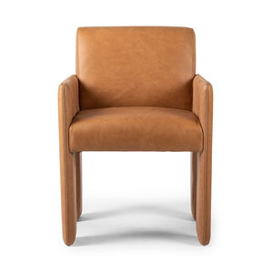 Amur Dining Armchair-Palermo Cognac