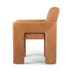 Amur Dining Armchair-Palermo Cognac